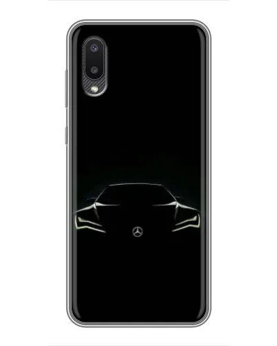 Чохол для Samsung Galaxy A02 з картинкою «Mercedes — силует авто» Чохол для Samsung Galaxy A02 з картинкою «Mercedes — силует авто»