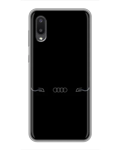 Чехол для Samsung Galaxy A02 с картинкой «Audi — световой подпись»