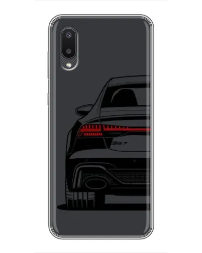 Чехол для Samsung Galaxy A02 с картинкой «Задняя часть Audi — арт»