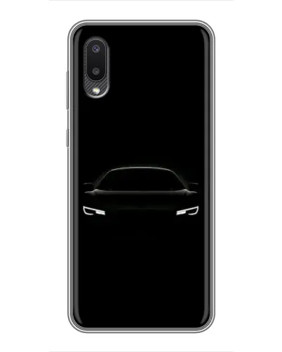 Чехол для Samsung Galaxy A02 с картинкой «Взгляд Audi в темноте»