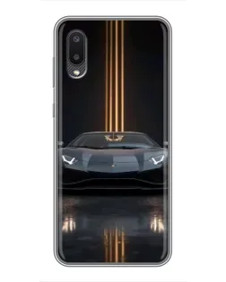 Чохол для Samsung Galaxy A02 з картинкою «Lamborghini золоті лінії» Чохол для Samsung Galaxy A02 з картинкою «Lamborghini золоті лінії»