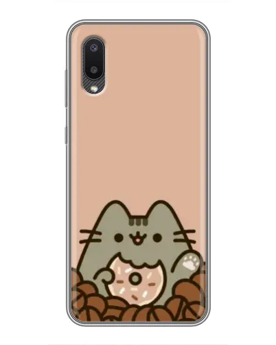 Чехол для Samsung Galaxy A02 с картинкой «Кофейный Пушин» Чехол для Samsung Galaxy A02 с картинкой «Кофейный Пушин»