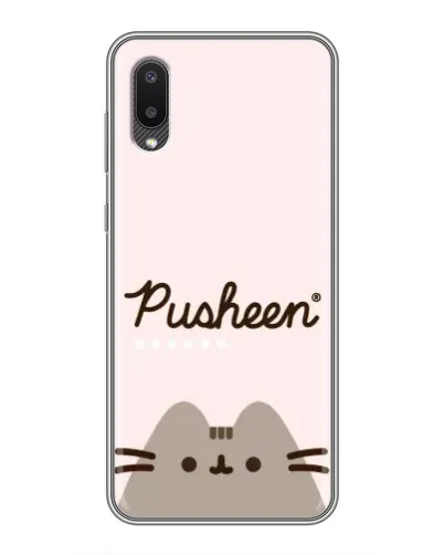 Чехол для Samsung Galaxy A02 с картинкой «Pusheen логотип» Чехол для Samsung Galaxy A02 с картинкой «Pusheen логотип»