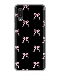 Чехол для Samsung Galaxy A02 с картинкой «Бант-цветок»