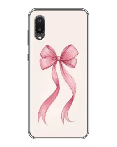Чохол для Samsung Galaxy A02 з картинкою «Рожевий бант» Чохол для Samsung Galaxy A02 з картинкою «Рожевий бант»
