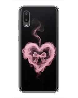 Чехол для Samsung Galaxy A02 с картинкой «Дымчатое сердце»