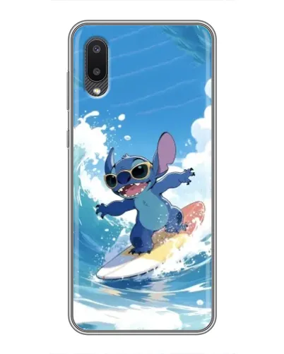 Чехол для Samsung Galaxy A02 с картинкой «Стич на волне» Чехол для Samsung Galaxy A02 с картинкой «Стич на волне»