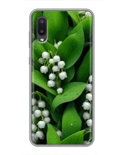 Чохол для Samsung Galaxy A02 з картинкою «Конвалії в зелені»