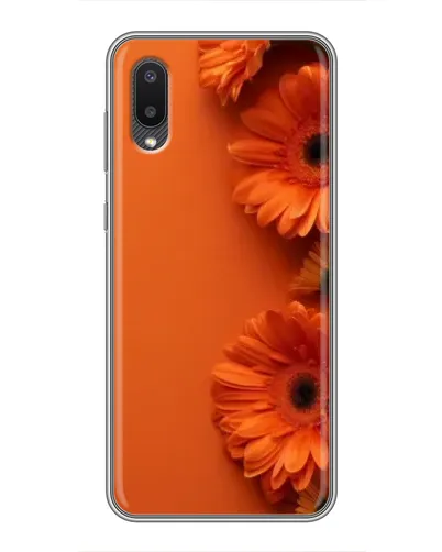 Чехол для Samsung Galaxy A02 с картинкой «Оранжевые герберы» Чехол для Samsung Galaxy A02 с картинкой «Оранжевые герберы»