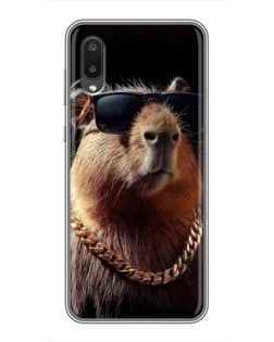 Чохол для Samsung Galaxy A02 з картинкою «Капібара золотий ланцюг» Чохол для Samsung Galaxy A02 з картинкою «Капібара золотий ланцюг»