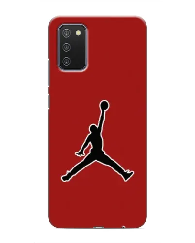 Чехол для Samsung Galaxy A02s с картинкой «Jordan Red Back»
