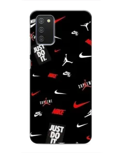 Чехол для Samsung Galaxy A02s с картинкой «Nike Mix Pattern» Чехол для Samsung Galaxy A02s с картинкой «Nike Mix Pattern»
