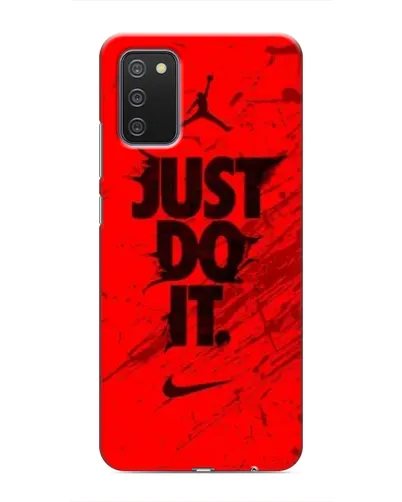 Чехол для Samsung Galaxy A02s с картинкой «Nike Just Do It»