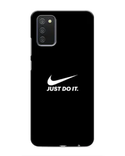Чехол для Samsung Galaxy A02s с картинкой «Минимализм от Nike» Чехол для Samsung Galaxy A02s с картинкой «Минимализм от Nike»