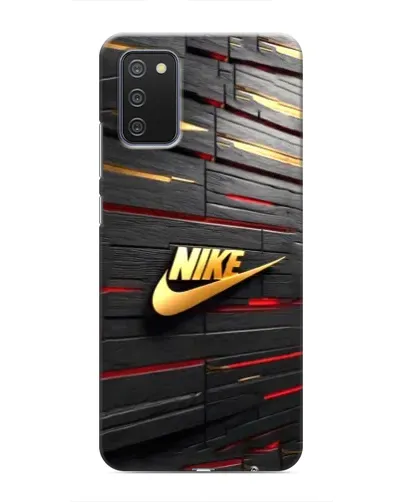 Чехол для Samsung Galaxy A02s с картинкой «Золотой Nike на металле» Чехол для Samsung Galaxy A02s с картинкой «Золотой Nike на металле»