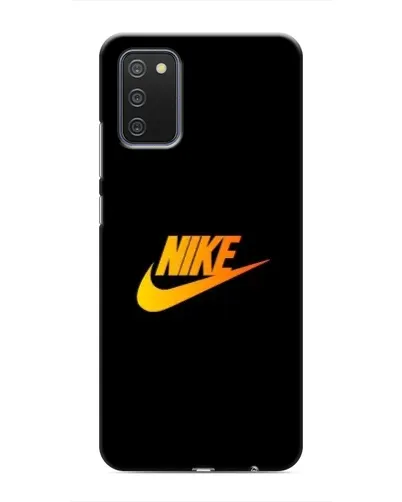 Чехол для Samsung Galaxy A02s с картинкой «Золотой логотип Nike» Чехол для Samsung Galaxy A02s с картинкой «Золотой логотип Nike»