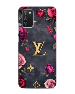 Чехол для Samsung Galaxy A02s с картинкой «Цветочный Louis Vuitton»