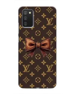 Чехол для Samsung Galaxy A02s с картинкой «LV с бантом»