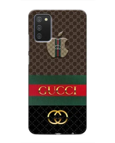 Чехол для Samsung Galaxy A02s с картинкой «Gucci — брендированный десерт» Чехол для Samsung Galaxy A02s с картинкой «Gucci — брендированный десерт»