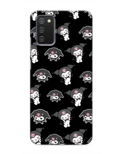 Чохол для Samsung Galaxy A02s з картинкою «Чорний паттерн Kuromi» Чохол для Samsung Galaxy A02s з картинкою «Чорний паттерн Kuromi»
