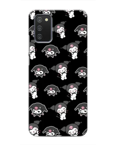Чохол для Samsung Galaxy A02s з картинкою «Чорний паттерн Kuromi» Чохол для Samsung Galaxy A02s з картинкою «Чорний паттерн Kuromi»