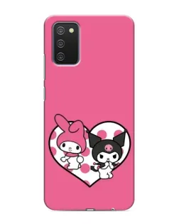 Чохол для Samsung Galaxy A02s з картинкою «Kuromi та My Melody» Чохол для Samsung Galaxy A02s з картинкою «Kuromi та My Melody»