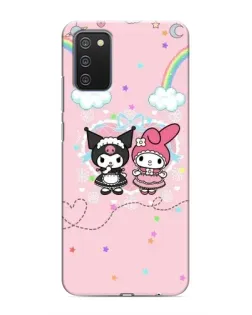Чохол для Samsung Galaxy A02s з картинкою «My Melody та Kuromi» Чохол для Samsung Galaxy A02s з картинкою «My Melody та Kuromi»