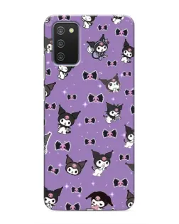 Чохол для Samsung Galaxy A02s з картинкою «Kuromi — патерн» Чохол для Samsung Galaxy A02s з картинкою «Kuromi — патерн»