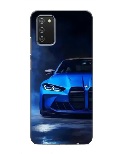Чехол для Samsung Galaxy A02s с картинкой «Голубая BMW M4» Чехол для Samsung Galaxy A02s с картинкой «Голубая BMW M4»