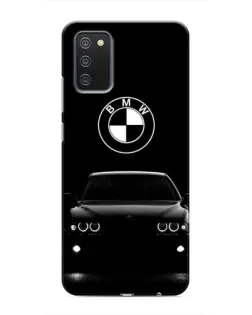 Чехол для Samsung Galaxy A02s с картинкой «BMW — взгляд из темноты»