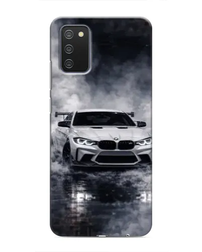 Чехол для Samsung Galaxy A02s с картинкой «BMW сквозь туман» Чехол для Samsung Galaxy A02s с картинкой «BMW сквозь туман»