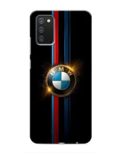 Чехол для Samsung Galaxy A02s с картинкой «BMW M-Power неон»