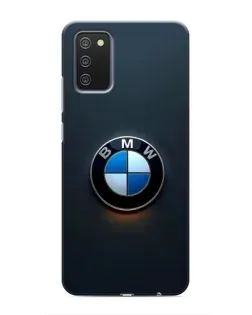 Чехол для Samsung Galaxy A02s с картинкой «Логотип BMW — минимализм»