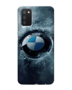 Чохол для Samsung Galaxy A02s з картинкою «Логотип BMW — лід»