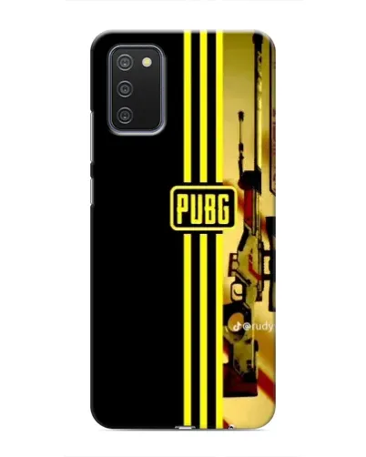 Чехол для Samsung Galaxy A02s с картинкой «PUBG — камуфляжный шлем»