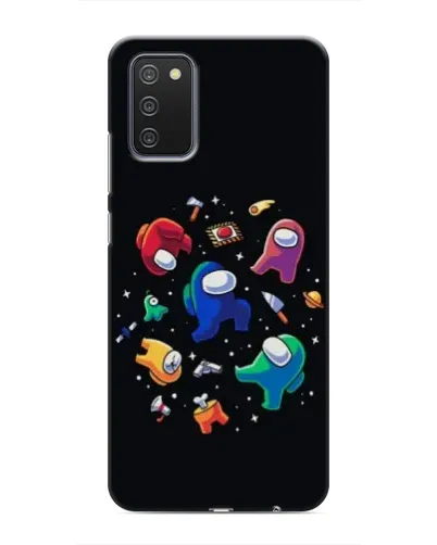 Чехол для Samsung Galaxy A02s с картинкой «Among Us космос»