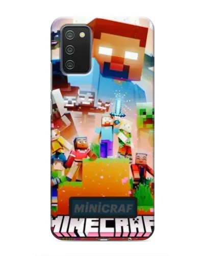 Чехол для Samsung Galaxy A02s с картинкой «Minecraft герои игры» Чехол для Samsung Galaxy A02s с картинкой «Minecraft герои игры»