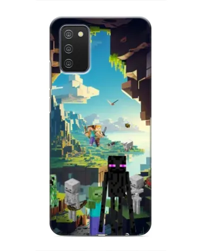 Чехол для Samsung Galaxy A02s с картинкой «Эндермен в лесу» Чехол для Samsung Galaxy A02s с картинкой «Эндермен в лесу»
