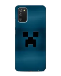 Чехол для Samsung Galaxy A02s с картинкой «Крипер текстура»