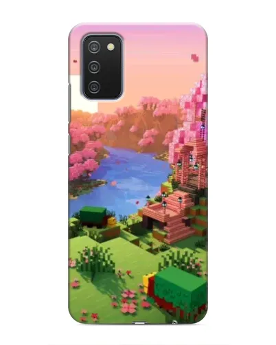 Чехол для Samsung Galaxy A02s с картинкой «Розовое дерево Minecraft» Чехол для Samsung Galaxy A02s с картинкой «Розовое дерево Minecraft»