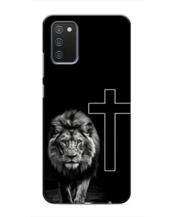 Чохол для Samsung Galaxy A02s з картинкою «Лев та Хрест» Чохол для Samsung Galaxy A02s з картинкою «Лев та Хрест»