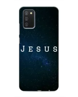 Чехол для Samsung Galaxy A02s с картинкой «Звездное небо Jesus»
