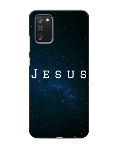 Чехол для Samsung Galaxy A02s с картинкой «Звездное небо Jesus»