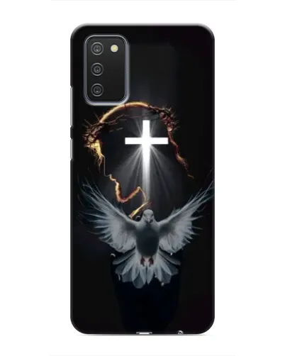 Чехол для Samsung Galaxy A02s с картинкой «Голубь и Свет»