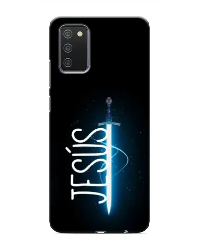 Чехол для Samsung Galaxy A02s с картинкой «Меч Духа Jesus»
