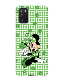 Чехол для Samsung Galaxy A02s с картинкой «Mickey в клетку»