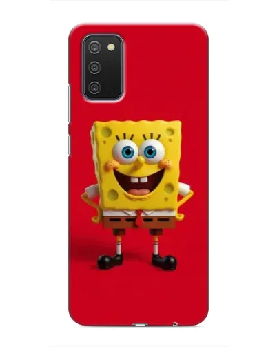 Чехол для Samsung Galaxy A02s с картинкой «Спанч Боб на красном» Чехол для Samsung Galaxy A02s с картинкой «Спанч Боб на красном»