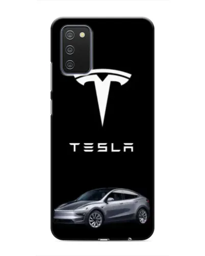 Чехол для Samsung Galaxy A02s с картинкой «Tesla Model Y»
