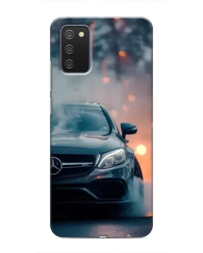 Чехол для Samsung Galaxy A02s с картинкой «Mercedes — ночной город» Чехол для Samsung Galaxy A02s с картинкой «Mercedes — ночной город»