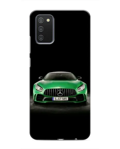 Чехол для Samsung Galaxy A02s с картинкой «Mercedes — неоновый лого» Чехол для Samsung Galaxy A02s с картинкой «Mercedes — неоновый лого»